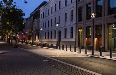 City of Oslo, Norway Straßenbeleuchtung Oslo