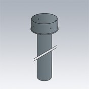 Urba Poller — URBA BOLLARD BASE MGR 500